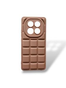 Redmi Note 14 Pro Back Cover Box Design Brown