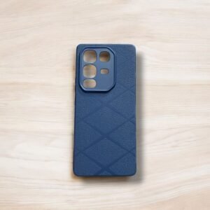 Infinix Note 50 4G Soft Leather Texture Back Cover - Blue