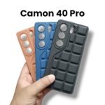 Tecno Camon 40 Pro Cover Soft Matt Box Design Camera Protection Case