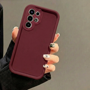 Itel S26 Ultra Cover Solid Camera Protection Phone Case - Maroon