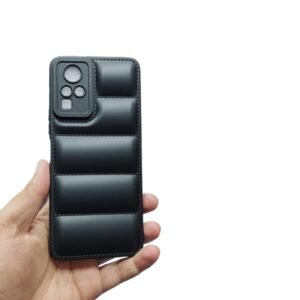 Infinix Zero X Neo Puffer Case - Infinix Zero X Neo, Black Down