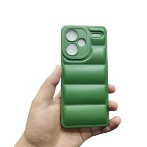 Redmi Note 13 Pro Plus 5G ( Note 13 Pro+ Silicone Matte Case - Redmi Note 13 Pro Plus 5G, Green Down
