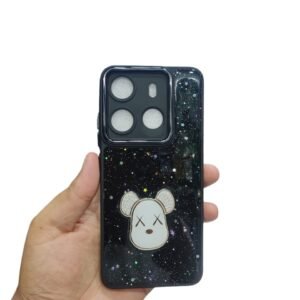 Infinix Smart 7 / 7 HD / Tecno Spark Go 2023 / POP 7 / POP 7 Pro Shiny Glitte... - Infinix Smart 7 / 7 HD / Tecno Spark Go 2023 / POP 7 / POP 7 Pro, Black