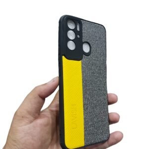 Tecno Pova Neo ( Pova Neo ) Back Cover S Puffer Case - Tecno Pova Neo, Yellow Leather