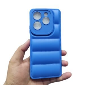 Infinix Hot 40 / Hot 40 Pro Puffer Matte Case - Infinix Hot 40 / Hot 40 Pro, Blue