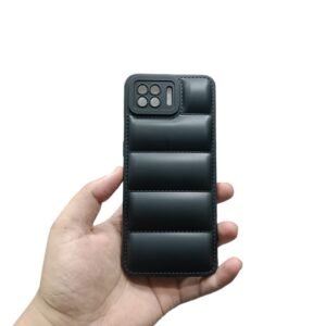 OPPO F17 Puffer Case - OPPO F17, Black Puffer