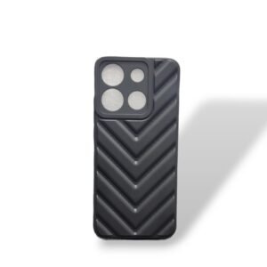 itel A05s Puffer Case - itel A05s, Black Wave
