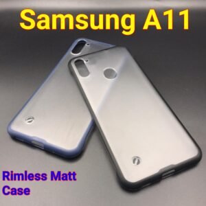 Samsung Galaxy A11 / M11 Rimless Matte Case - Samsung Galaxy A11 / M11, Black