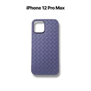 iPhone 12 Pro Max Woven Matte Case - iPhone 12 Pro Max, Purple