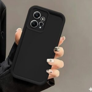 Redmi Note 12 4G Puffer Case - Redmi Note 12 4G, Black Solid