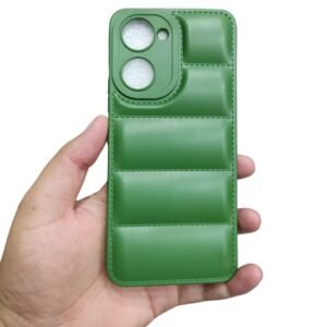 Vivo Y03 4G / Y18 4G Puffer Case - Vivo Y03 4G, Green Down