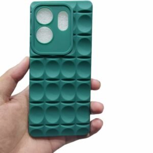 Infinix Zero 30 4G Puffer Matte Case V2 - Infinix Zero 30 4G, Green Down