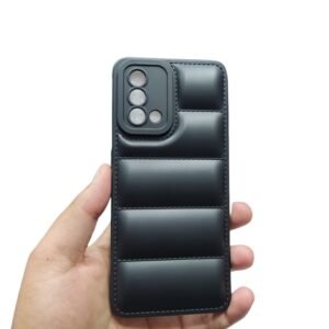 OPPO F19 / A95 Puffer Case - OPPO F19 / A95, Black Down