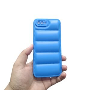 OPPO A1k / Realme C2 Back Cover - OPPO A1k / Realme C2, Blue Puffer