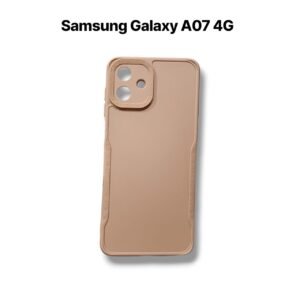 Samsung Galaxy A07 4G Silicone Matte Case - Samsung Galaxy A07, Brown Solid