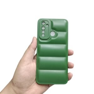 Realme 5 Pro Puffer Matte Case - Realme 5 Pro, Green