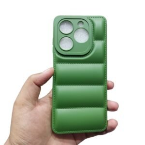 Infinix Hot 40i ( Hot 40i ) / Smart 8 Pl Puffer Case - Infinix Hot 40i / Smart 8 Plus, Green