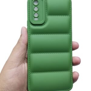 Vivo_ Y20 / Y12s / Y20s / Y12A Soft Matt Matte Shockproof Case - Vivo_ Y20 / Y12s / Y20s / Y12A, Green Down