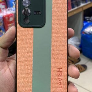 Vivo V23 5G ( V23 5G ) Soft Puffer Down Puffer Matte Case - Vivo V23 5G, Leather Peach