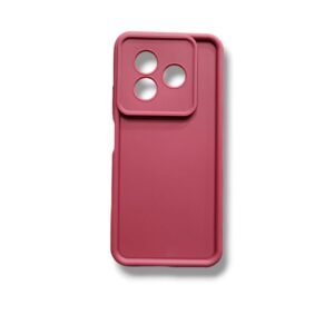 Itel S24 Matte Shockproof Case - Itel S24, Maroon Solid