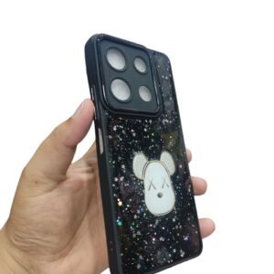 Infinix Note 30 Pro Shiny Glitter Case - Infinix Note 30 Pro, Black