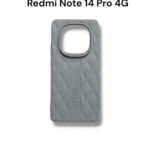 Redmi Note 14 Pro 4G Mobile Puffer Case - Redmi Note 14 Pro 4G, Grey Texture
