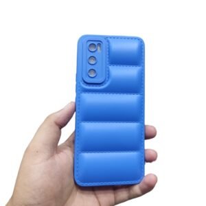 Vivo V20SE Puffer Matte Case - Vivo V20SE, Blue Down