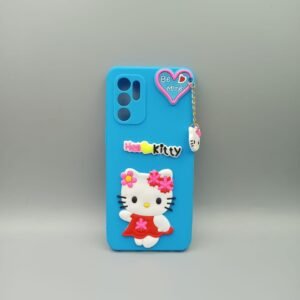 OPPO Reno 6 ( 4G ) Back Cover Mickey an Back Cover - OPPO Reno 6 ( 4G ), Sky Blue Kitty