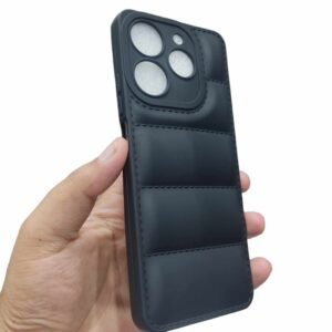 Tecno Spark 10 Pro Puffer Matte Case - Tecno Spark 10 Pro, Black