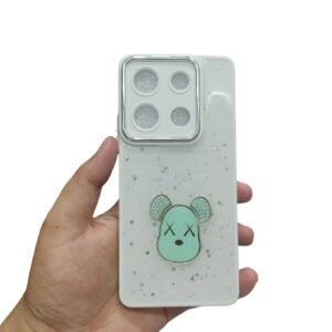 Infinix Note 30 Pro Shiny Glitter Case - Infinix Note 30 Pro, White