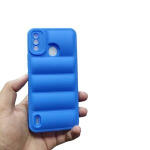 Itel A48 Puffer Case - Itel A48, Blue