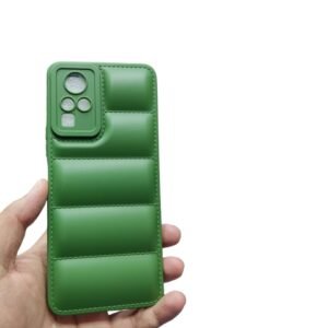 Infinix Zero X Pro ( Zero XPro ) Back Co Puffer Case - Infinix Zero X Pro, Green Down