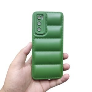 Vivo V20SE Puffer Matte Case - Vivo V20SE, Green Down