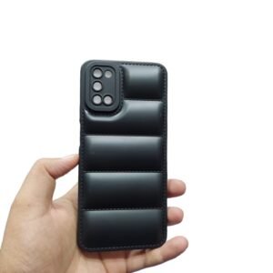 OPPO A52 / A92 Puffer Matte Case - OPPO A52 / A92, Black Down