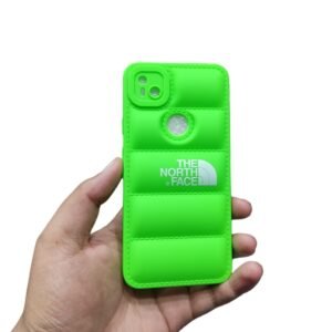 Google Pixel 4A (4G) Soft Puffer Camera Puffer Case - Google Pixel 4A (4G), Light green