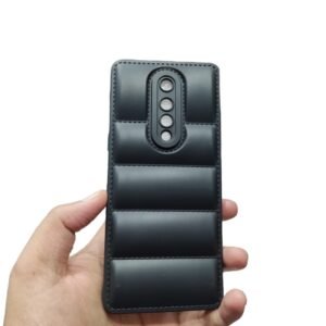 One Plus 8 4G ( 1+ 8 ) Back Cover Soft P Puffer Case - One Plus 8 4G, Black Down
