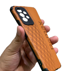 Samsung Galaxy A33 5G ( A33 5G ) Back Co Puffer Case - Samsung Galaxy A33 5G, Brown Leather