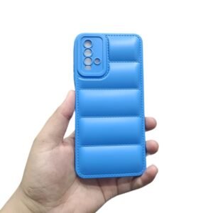 Redmi 9T Puffer Case - Redmi 9T, Blue