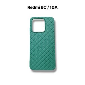 Redmi 10A / 9C Puffer Case - Redmi 9C / 10A, Green Woven