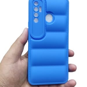 Tecno Spark 7 Pro Puffer Case - Tecno Spark 7 Pro, Blue Down