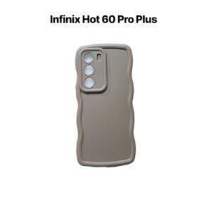 Infinix Hot 60 Pro Plus 4G Silicone Matte Case - Hot 60 Pro Plus +, Brown Wavy