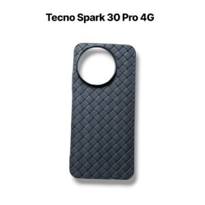 Tecno Spark 30 Pro Puffer Matte Case - Tecno Spark 30 Pro, Black Woven
