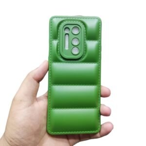 One Plus 8 Pro ( 1+ 8 Pro ) Back Cover S Puffer Case - One Plus 8 Pro, Green Down