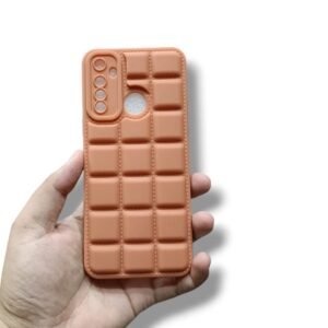 Realme 5 / 5i / 5s / 6i / C3 Puffer Matte Case - Realme_5 / 5i / 5s / 6i / C3, Brown Box
