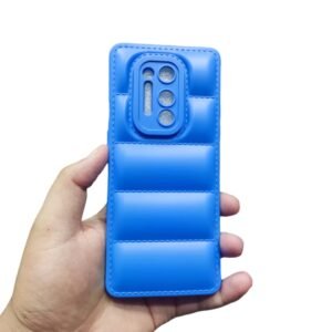 One Plus 8 Pro ( 1+ 8 Pro ) Back Cover S Puffer Case - One Plus 8 Pro, Blue Down