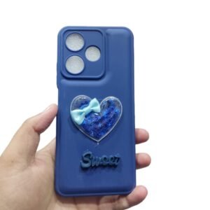Infinix Hot 30 Play ( Hot 30 Play ) Cove Glitter Case - Infinix Hot 30 Play, Blue