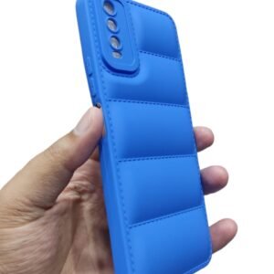 Vivo_ Y20 / Y12s / Y20s / Y12A Soft Matt Matte Shockproof Case - Vivo_ Y20 / Y12s / Y20s / Y12A, Blue Down
