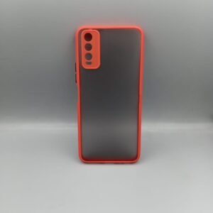 Vivo_ Y20 / Y12s / Y20s / Y12A Soft Matt Matte Shockproof Case - Vivo_ Y20 / Y12s / Y20s / Y12A, Red PC