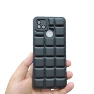 Infinix Hot 10i Puffer Case - Infinix Hot 10i, Black Box