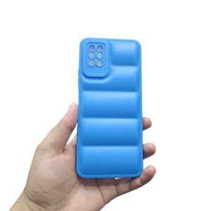 Infinix Note 8i ( Note 8i ) Back Cover S Puffer Case - Infinix Note 8i, Blue Puffer